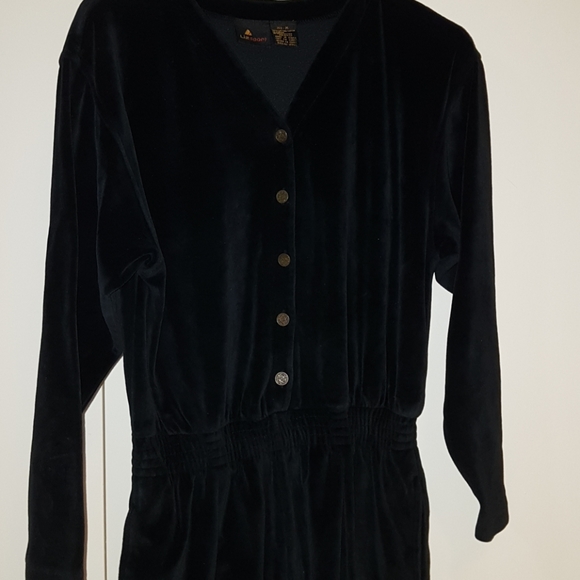 Liz Claiborne Pants - VINTAGE Velour Jumpsuit Liz Claiborne Pants - VINTAGE Velour Jumpsuit